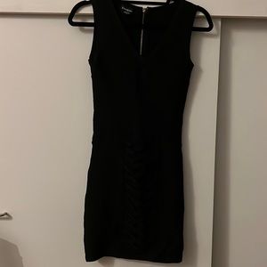 Black Bebe Bandage Dress